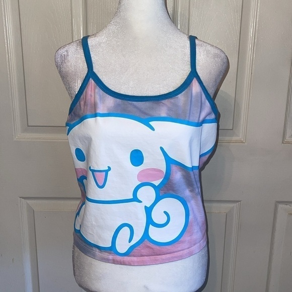 Hot Topic Cinnamoroll Tie Dye Cropped Tank Top - Picture 3 of 5